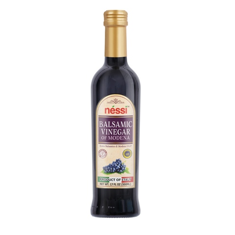 Néssi Organic Balsamic Vinegar – Rich, Authentic Italian Flavor (500ml / 16.9 fl oz / 1.1 lb)