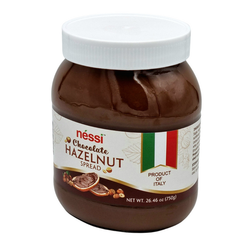 Néssi Italian Chocolate Hazelnut Spread – Creamy, Indulgent Delight (750g / 26.45 oz / 1.65 lb)