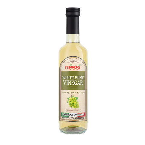 Néssi White Wine Vinegar – Crisp, Tangy, and Perfectly Balanced (500ml / 16.9 fl oz / 1.1 lb)