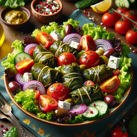 Mediterranean Dolma Salad