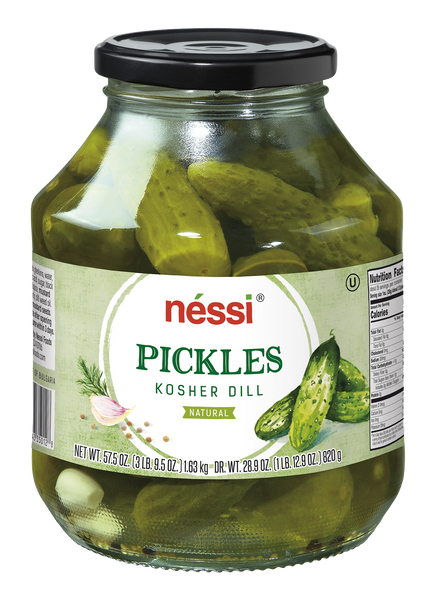 Néssi Pickles Kosher Dill Natural 57.5 Oz
