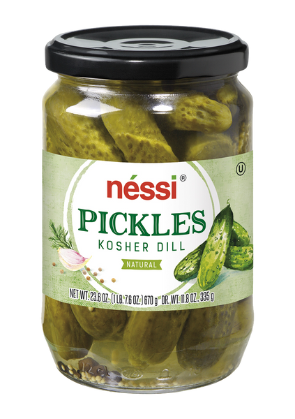 Néssi Pickles Kosher Dill Natural 23.8 Oz