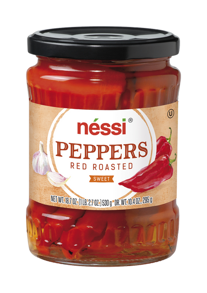 Néssi Peppers Red Roasted Sweet 18.7 Oz