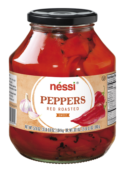 Néssi Peppers Red Roasted Sweet 57.8 Oz