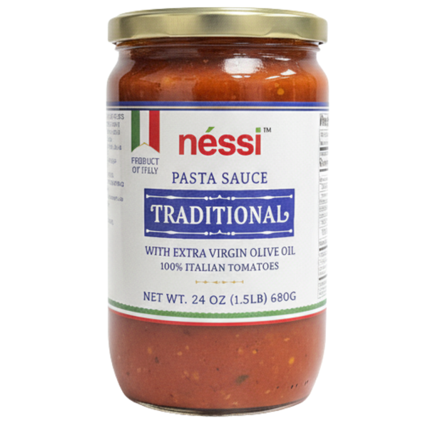 Néssi Marinara Pasta Sauce – Classic, Rich, and Authentically Italian (24 oz / 680g)