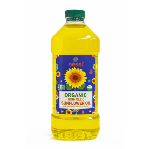 Néssi Organic High Oleic Sunflower Oil – Pure and Naturally Refined (2 L)