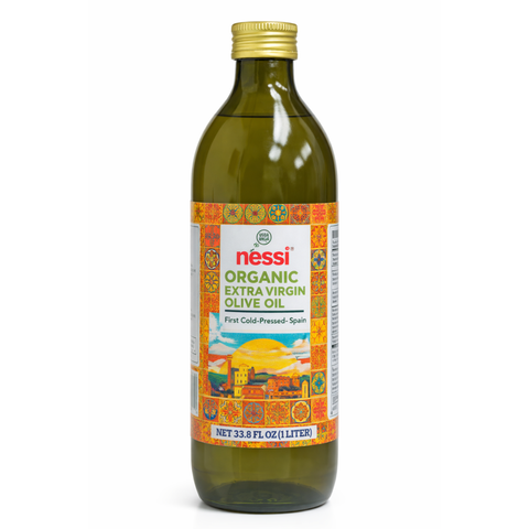 Néssi Organic Extra Virgin Olive Oil – Cold Extracted and Authentically Mediterranean (1 L)